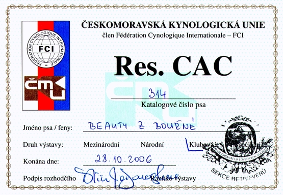 ResCAC KV KCHLS Třeboň 28.10.06